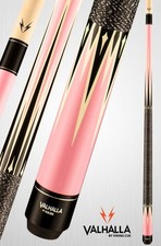 Viking Valhalla VA302 Pool Cue  Pink Finish  Linen Wrap  58  2-Piece