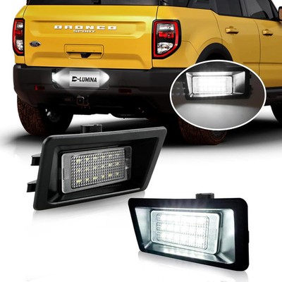 D-Lumina 2Pack Plug LED License Plate Light Tag Lamp Ford Bronco Sport 2021-2024