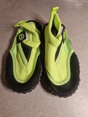 NALU Strandschuhe Kinder Größe 5 Aqua Schuhe. Strand Surf Wasser Neon Grün Schuhe