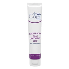 WeCare First Aid Antibiotic Bacitracin Zinc 4 oz. Tube Ointment