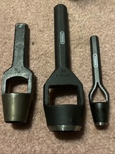 SET OF 3 ARCH PUNCHES GENERAL OSBORNE 1-2  1-1/4  15/16  
