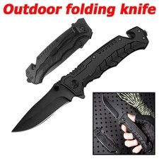 Portable Folding knife pocket knife Spring open survival hunting tactical knife