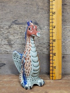 Vintage Ceramic Pie Bird Vent Dragon Adrian Or Creigiau Pottery Wales England