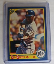 90 Score Ken Griffey Jr Error Card Blue Dot In Logo