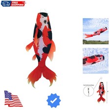   Realistic Koi Fish Windsock-Hanging Outdoor Decoration, 48 inches