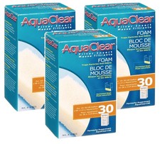 AquaClear 3 Pack 30 Foam Filter Inserts