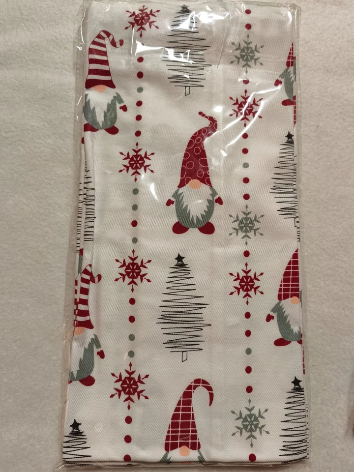 ~ Weihnachten ~ Geschirrtuch 2er Pack Wichtel oder Hirsch 40x70cm Baumwolle Neu - Bild 4 von 4