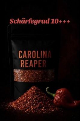 50 g Carolina Reaper geschrotet: Bis 2023 die schärfste Chili der Welt