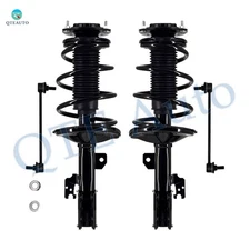 4 Front Sway Bar Link-Quick Complete Strut-Coil Spring To 2002 2003 Toyota Camry