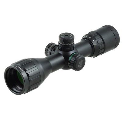 UTG 3-9X32 1'' BugBuster Scope, AO, RGB Mil-dot, 3-9x32mm with QD Rings, Black
