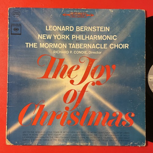 Leonard Bernstein / The Joy Of Christmas LP Columbia Stereo 2 Eye Holiday FR - Picture 2 of 4