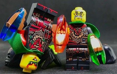 くーちゃん ARIIX NINJAGO © WORLD TWINGS ACRONIX KRUX DUO -2- MINIFIGURES CUSTOMS | eBay