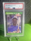🔥 1989 Donruss Rookies #3 Ken Griffey Jr RC PSA 8 NM-MT – Mariners HOF 🔥