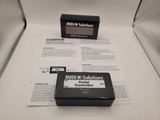 Midi Solutions Pedal Footswitch Controller with Box and Manual