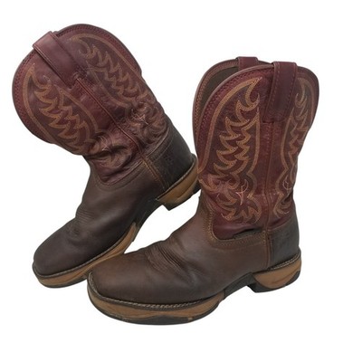 Tony Lama Josey Mahogany Brown Water Buffalo Work Boots TW7200 Women s Size 11 B