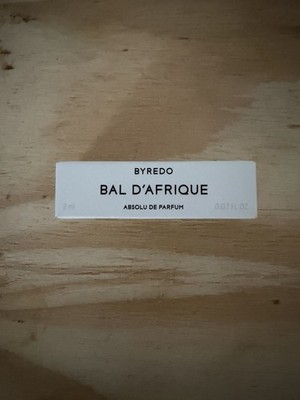 byredo  bal d'afrique  Zum Probieren