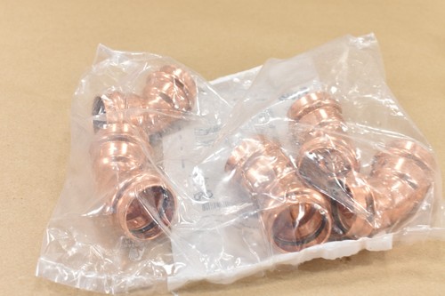 Pack of 5 FNW FNW5V1476G, Copper Press 45° Elbow Fitting, Dia 1" x 1"