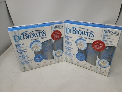 Dr. Brown's Natural Flow Bottles 8 oz - Total of 8 Bottles