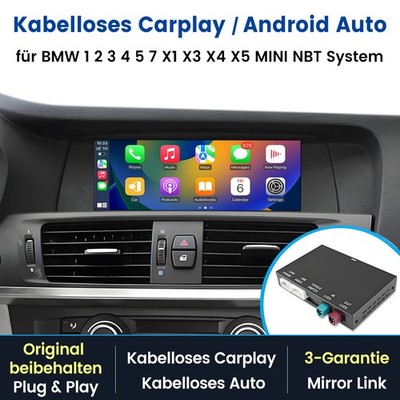 Wireless CarPlay Android Auto Box für BMW MINI NBT 15-18 Retrofit Kit Plug&Play