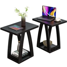 End Tables Living Room Set of 2. Side Tables Living Room. Side Table Beside S...
