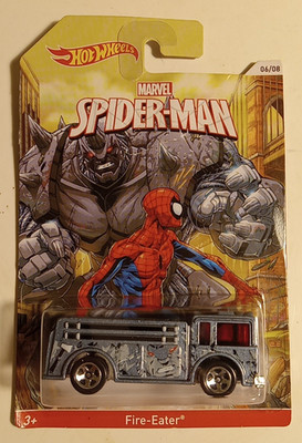 2013 Hot Wheels Marvel Super-Man FIRE-EATER #6 of 8