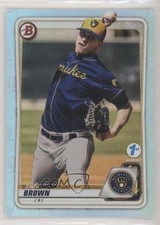 2020 Bowman 1st Edition Sky Blue Foil Zack Brown #BFE-34 05yg