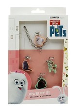 The Secret of Life of Pets Jewelry Set Bracelet 4 Charms