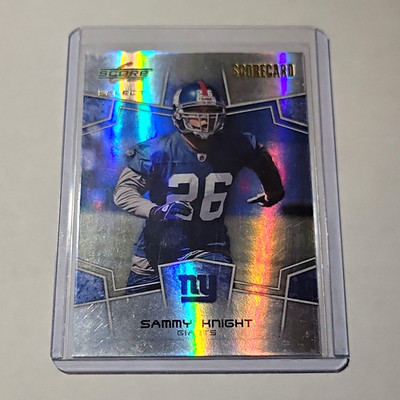 2008 Score Select Sammy Knight New York Giants #203 Scorecard /100