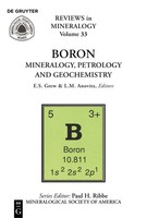 Boron | Mineralogy, Petrology, And Geochemistry | Edward S. Grew (U. A.) | Buch