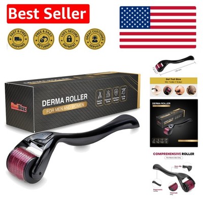 Derma Roller with 0.25mm Titanium Needles & Storage Case for Home Use