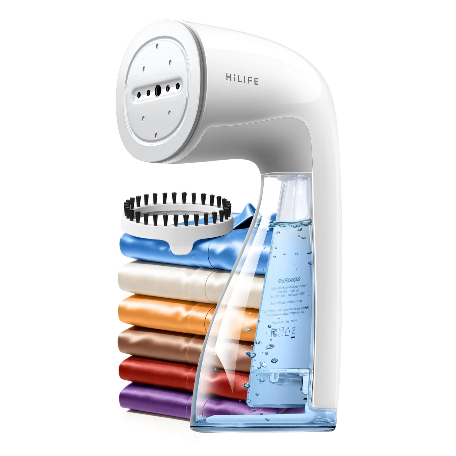 Upgraded Steamer for Clothes, Handheld & Portable, 1100W Powerful Steam, 300m...