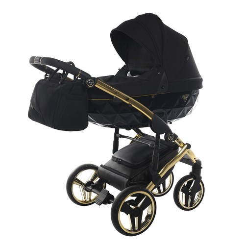 JUNAMA DIAMOND S LINE V2 BABY PRAM 3in1 CARRYCOT + PUSHCHAIR + CAR SEAT - Picture 26 of 59