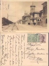 VIAREGGIO, VIALE CARDUCCI WITH TRAM, 1920s-TUSCANY (LU)-FP/VG 45339