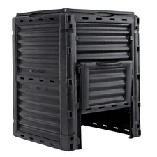 80Gallon Garden Compost Bin from BPA Free Material Outdoor Compost Bin Box Black