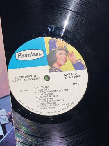 EX/EX • Beatriz Adriana LP Record Vinyl Las Margaritas El Cofrecito Mariachi - Bild 2 von 5