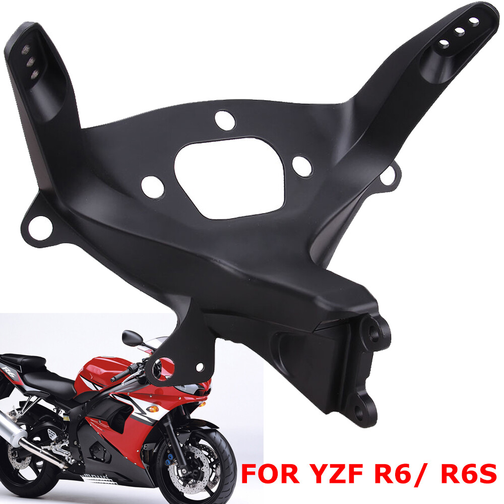 yzf-r6 パーツ For Yamaha YZF R6 03-05 YZF R6S 06-09 Black Aluminum Upper