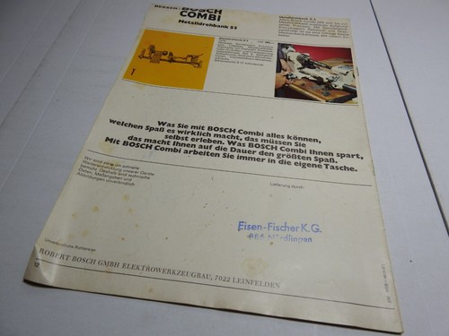 Zeitschrift Bosch Combi 9/1967 - Picture 4 of 4