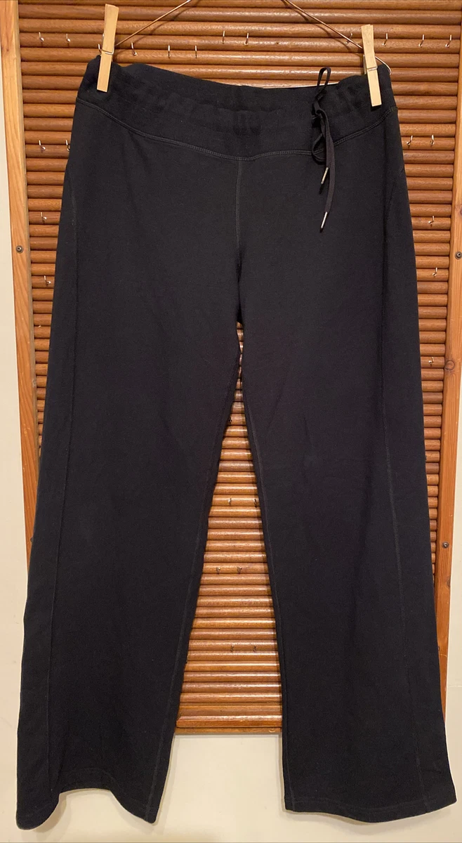 Lululemon Size 12 Cotton Wide Leg Sweat Pants