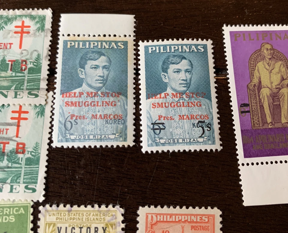 LOTE DE SELLOS DE FILIPINAS RARO TUBERCULOSIS, CONTRABANDO, OVPTS, COMO NUEVO, USADO Y MÁS! Foto 3 de 4