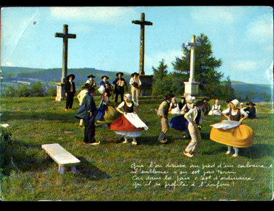 Figurine En Morvan - Doche Le Joueur De Vielle Et Son équipage - Occasion