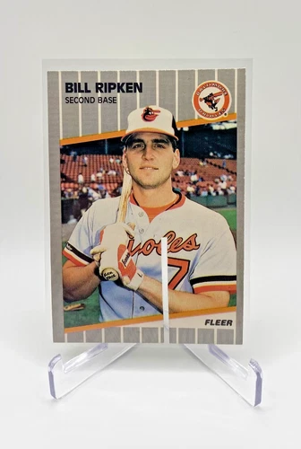 1989 Fleer Baseball Billy Ripken #616 FF Error Card *Saw Cut* Baltimore Orioles