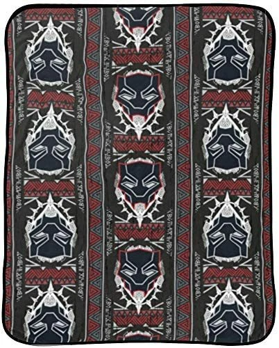 New Marvel Black Panther Icon Plush Super Soft Throw Blanket 46 x 60 Jay Franco - Image 2 of 2