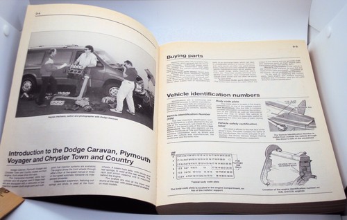HAYNES REPAIR MANUAL 1984 thru 1995 Mini-vans Dodge Plymouth Chrysler #30010 - Bild 8 von 16