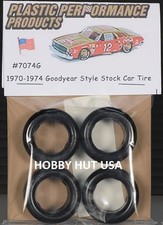 7074G - 1970-1974 Goodyear Style 10" Stock Car Tires - PPP - 1/25 Scale - LQQK