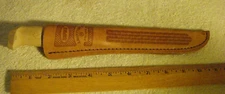 Rapala J Marttiini Finland Fillet Knife With A Brown Leather Sheath
