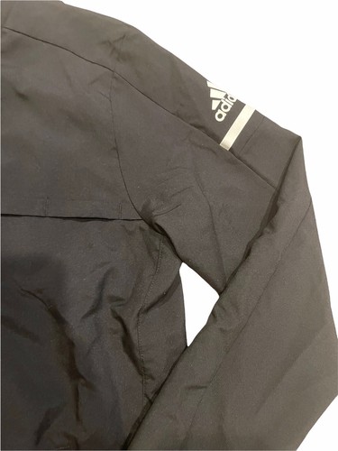 NWT$60 Adidas Youth Boy's Rink Woven Full-Zip Jacket Black Size M - Picture 4 of 6