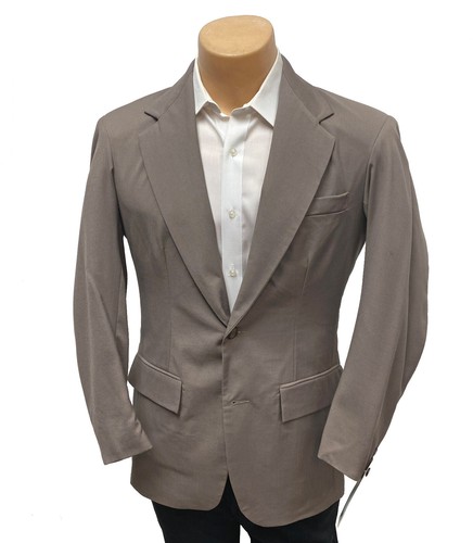 New Men's Executive Apparel Taupe Sport Coat Suit Jacket Machine ...