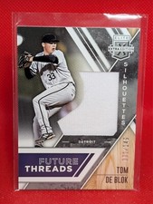 2017 Elite Future Threads Silhouettes Silver #20 Tom De Blok **31/149**