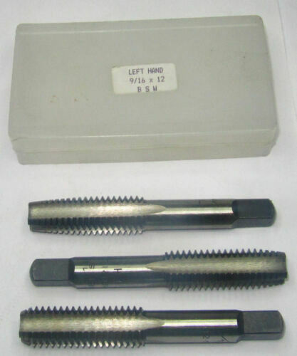 RDGTOOLS 9/16"" BSW TAPS/LEFT HAND THREAD