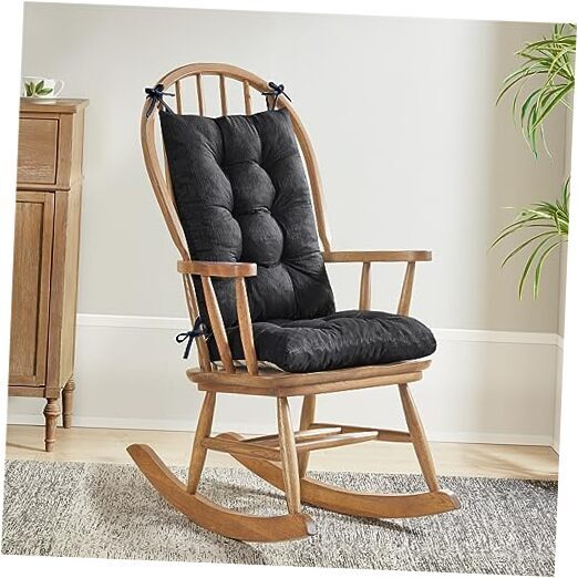 Rocking Chair Cushion, Indoor Outdoor Rocker Cushions Set, Water